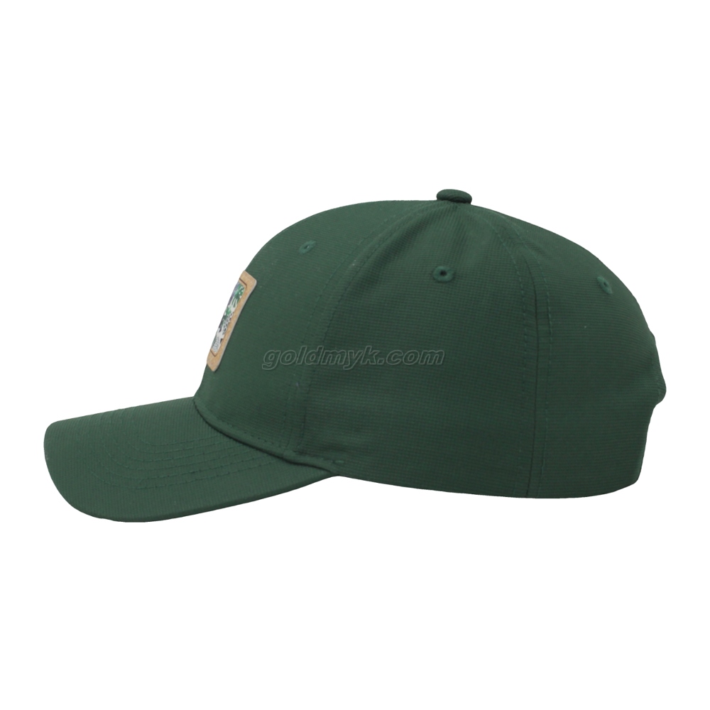 Custom Logo Dad Hat With Rubber Badge Logo 6 Panel Baseball Cap Sports Hat For Men And Women