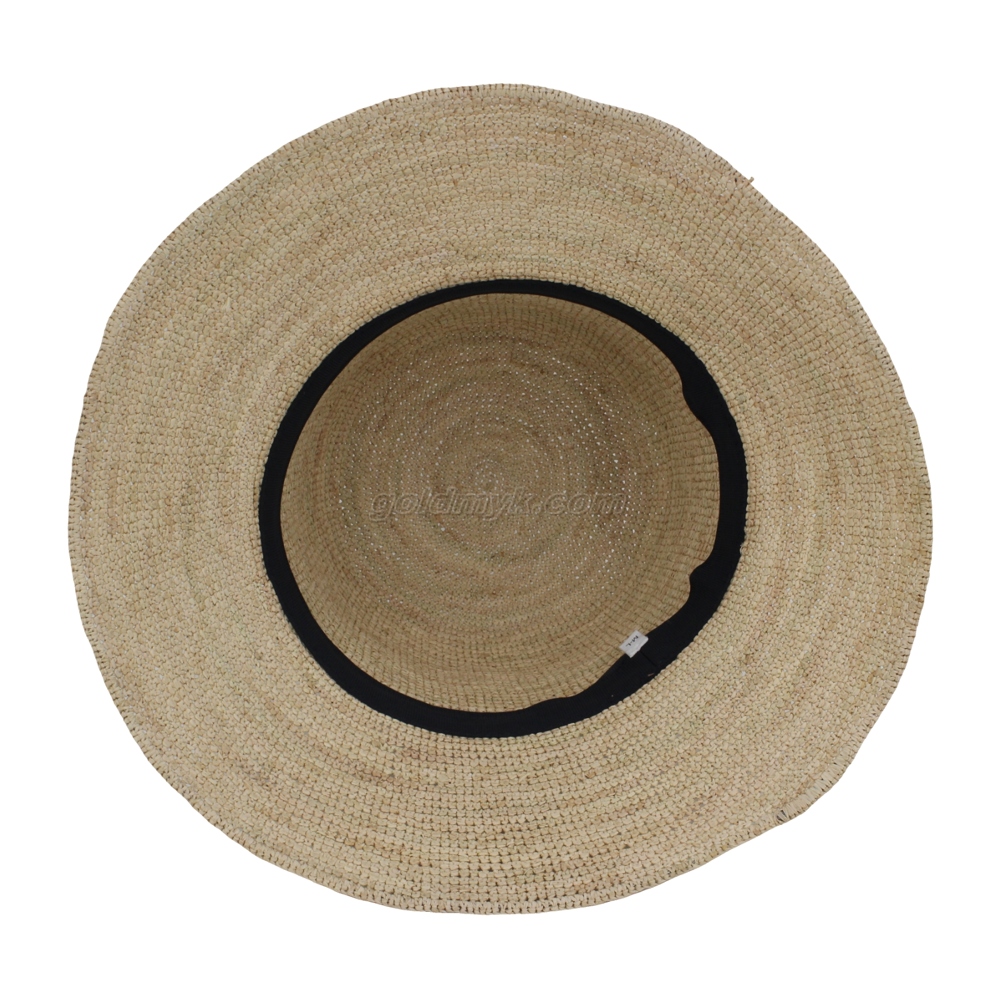 Hot Seller UV Protection Straw Hat Beach Straw Custom Straw Hat Beach Hats Outdoor Summer Straw Sun Hat for Women