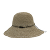 Woven Straw Hat With Bow Tie One Size Fit All Custom Logn