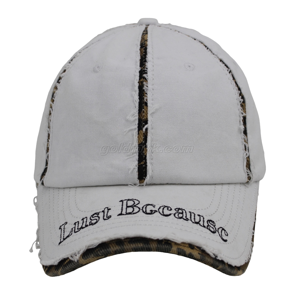 Fashion And Hot Sale Cotton Fabric Washed Baseball Cap And Hat Manufacturer with Custom Embroidery on Visor