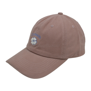 Custom White 100% Cotton Twill Fabric Baseball Cap Hat Can Custom Embroidery Of Women And Men