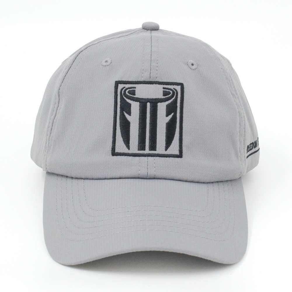 Custom Functional Breathable 6-Panel Polyester Baseball Cap Hat With Custom Embroidery For Women And Men