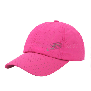 Custom Rose Red Baseball Cap Polyester Fabric Baseball Hat with Flat Embrodiery Logo Can Embroidery Of Women And Men