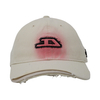 100% Cotton Fabric Baseball Cap Hand Washed Women And Men Acid Washed , Patch Embroidery, 6 Panel Cap