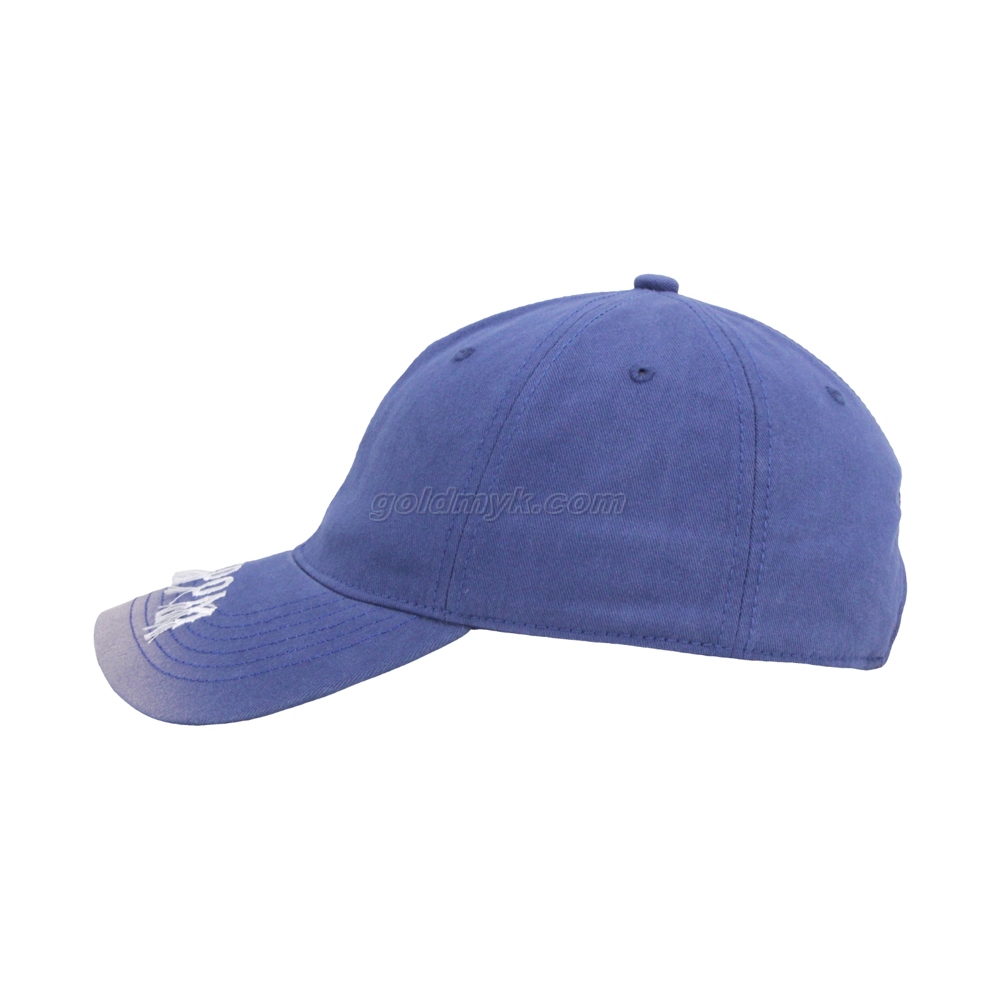Vintage Stylish Flat Embroidery Washed Baseball Cap Dad Hat 6-panel Sports Caps For Man And Woven Can Custom Logo