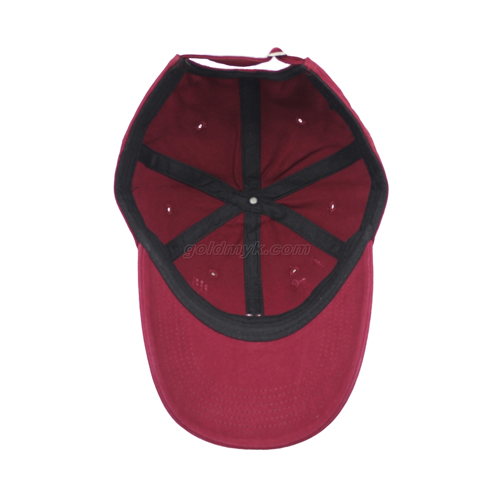 Vintage Stylish Flat Embroidery Washed Baseball Cap Dad Hat 6-panel Sports Caps For Man And Woven Can Custom Logo