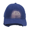 Vintage Stylish Flat Embroidery Washed Baseball Cap Dad Hat 6-panel Sports Caps For Man And Woven Can Custom Logo