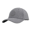Custom Heather Grey Color Fabric Melange Color Structured Baseball Cap And Hat with Embroidery Patch