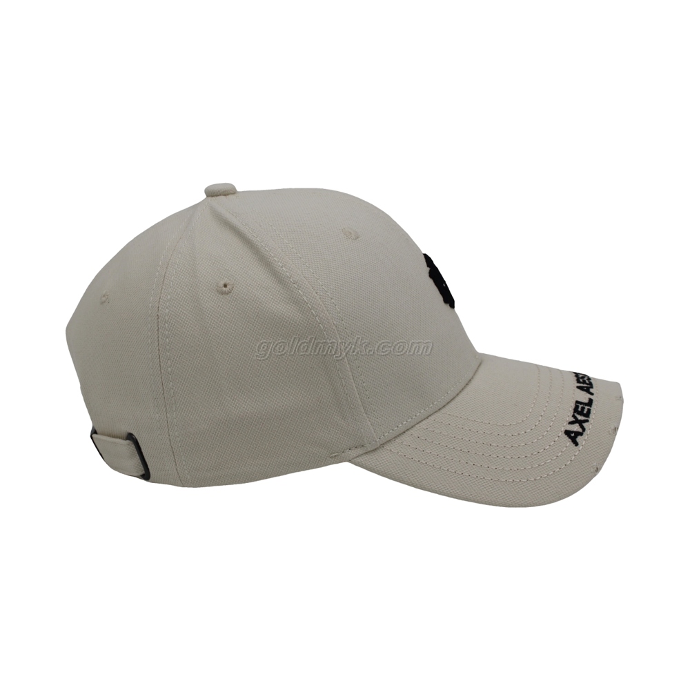 100% Cotton Canvas Fabric Custom Embroidery Logo on Six Panels Baseball Cap And Hat