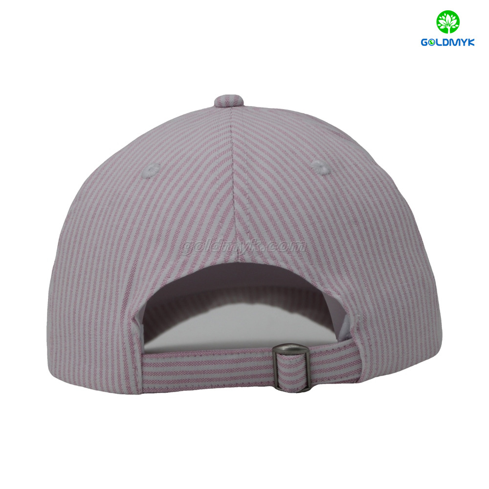 100% Cotton Twill Pink Baseball Cap Hat Customizable OEM Sporty Street Style Terry Fabric Dot Pattern Direct From China Factory