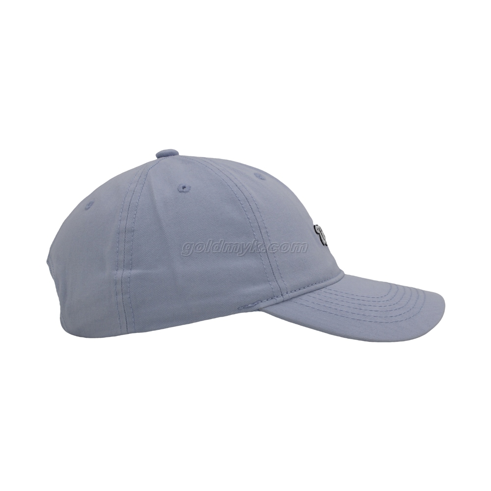 Vintage Stylish 3D Embroidery Washed Baseball Cap Dad Hat 6-panel Sports Caps For Man And Woven Can Custom Logo