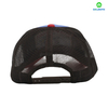 Premium 100% Cotton 5-Panel Embroidered Mesh Cap with Custom Logo Sublimated Print Outdoor Sport Style Formal Usage