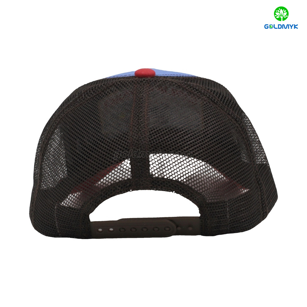 Premium 100% Cotton 5-Panel Embroidered Mesh Cap with Custom Logo Sublimated Print Outdoor Sport Style Formal Usage