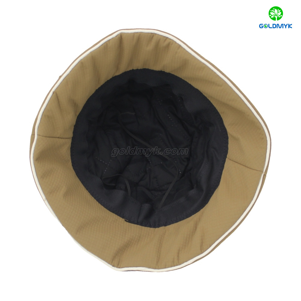 Custom Logo Camel Bucket Hat 100% Polyester Terry Fabric Street Style Puff Printing for Business for Men And Women