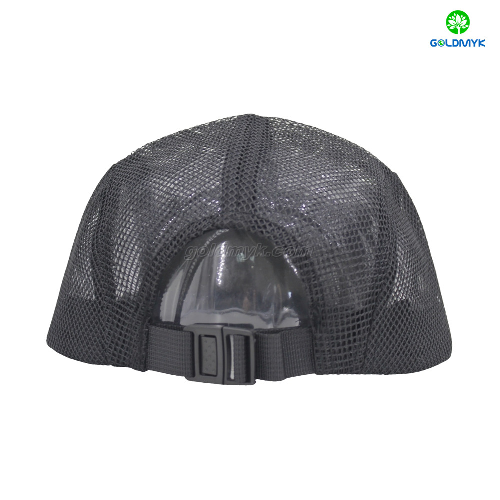 High Quality Custom 5-Panel Polyester Baseball Cap Embroidered Cotton Applique Patch Unisex for Men Women Direct China