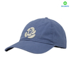 Custom Logo 100% Cotton Twill Fabric Sporty Style Baseball Cap Hat Business Appropriate 6 Panel Light Blue for Men And Women