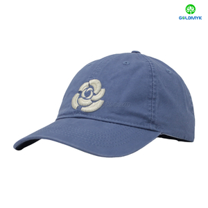 Custom Logo 100% Cotton Twill Fabric Sporty Style Baseball Cap Hat Business Appropriate 6 Panel Light Blue for Men And Women