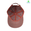 Custom Logo 100% Cotton Twill Fabric Dark Brown 6-Panel Baseball Cap Sporty Style for Business Or Street Wear-Men And Women