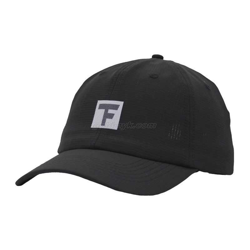 100% Polyester Baseball Cap Rope of Women And Men Custom Embroidery Silk Printed 6 Panel Cap Metal Buckle Closure
