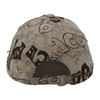 100% Cotton Baseball Cap Rope of Women And Men Custom Embroidery Silk Printed 6 Panel Cap Metal Buckle Closure