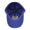 100% Washed Cotton Baseball Cap Rope of Women And Men Custom Embroidery Silk Printed 6 Panel Cap Metal Buckle Closure