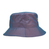 100% Polyester Fabric Bucket Cap Hand Washed Women And Men Acid Washed , Patch Embroidery, 6 Panel Cap