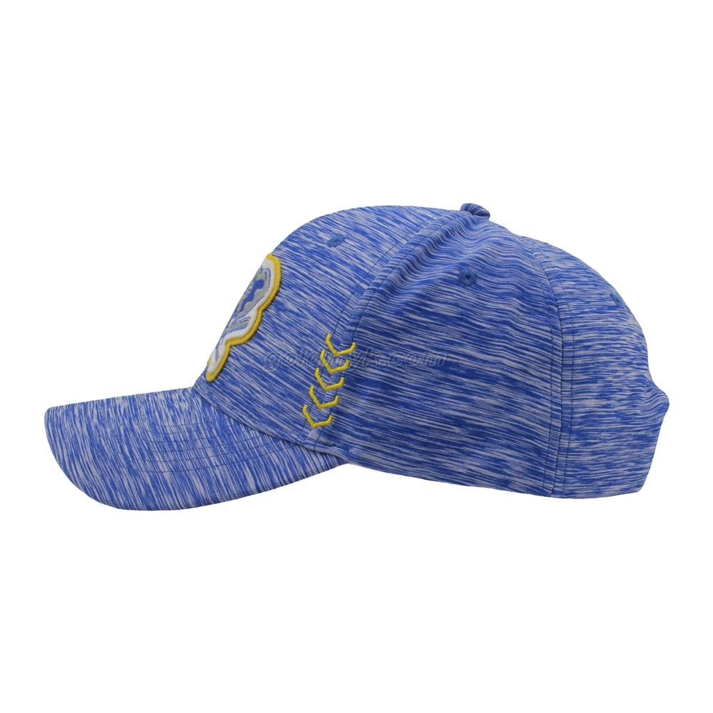 Fashion And Hot Sale Design Woven Patch Logo Heather Color Fabric Structured Baseball Cap And Hat with Premium Quality