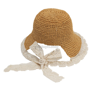 Hot Seller UV Protection Straw Hat Beach Straw Custom Straw Hat Beach Hats Outdoor Summer Straw Sun Hat for Women