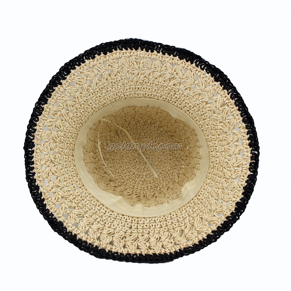 Hot Seller UV Protection Straw Hat Beach Straw Custom Straw Hat Beach Hats Outdoor Summer Straw Sun Hat for Man And Women