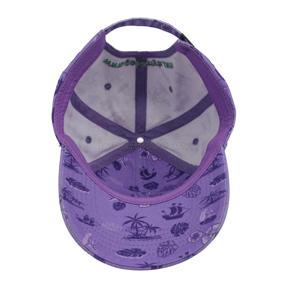 Custom Purple 100% Brushed Cotton Twill Fabric Corduroy Baseball Cap Hat Can Custom Embroidery Of Women And Men