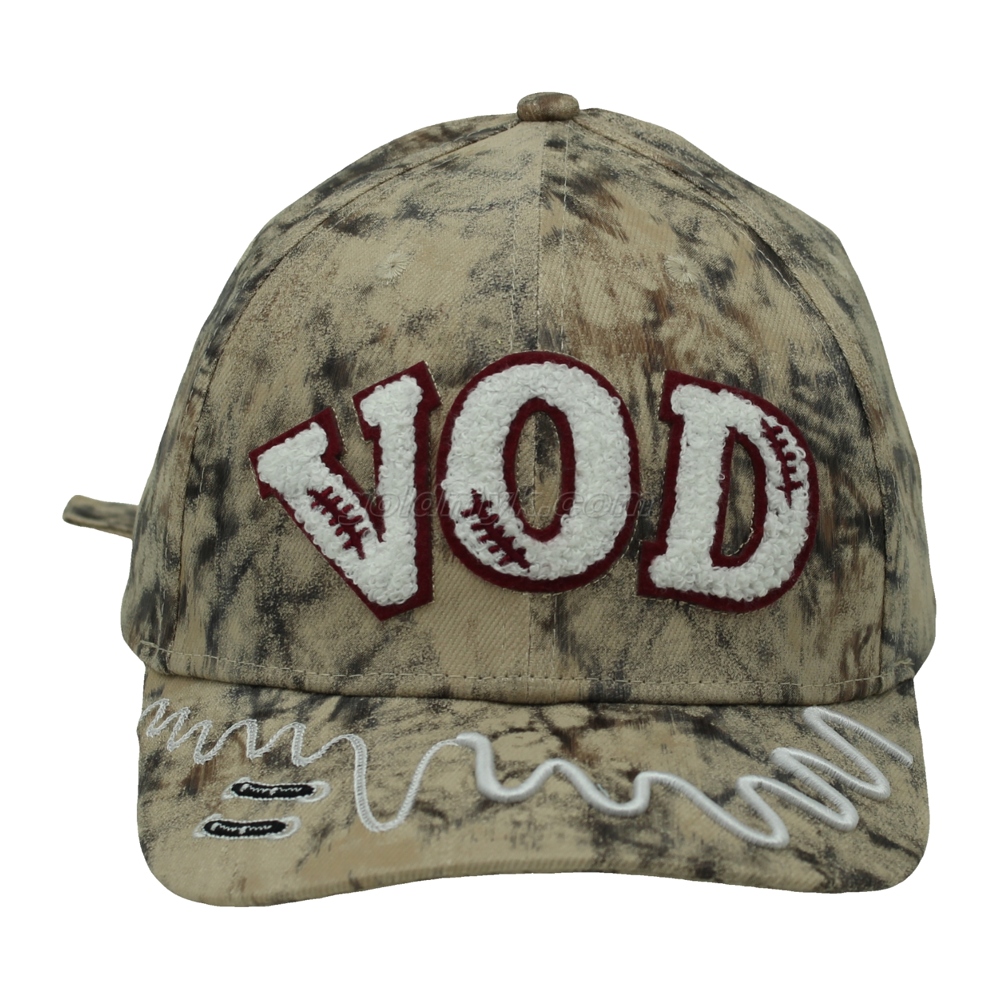 Custom White 100% Cotton Twill Fabric Baseball Cap Hat Can Custom Embroidery Of Women And Men