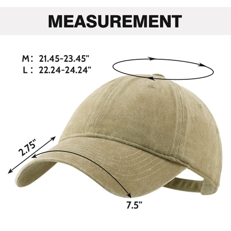 キャップ [Golden Sunshine] Washed Logo Ball Cap : 6color SunBleached-Baseball-Cap.png