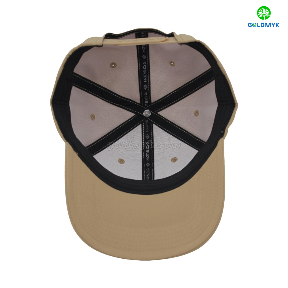 Camel 100% Cotton Twill Baseball Cap Hat Customizable OEM Sporty Street Style Terry Fabric for Business China Factory Direct