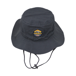 100% Polyester Fabric Bucket Cap Women And Men