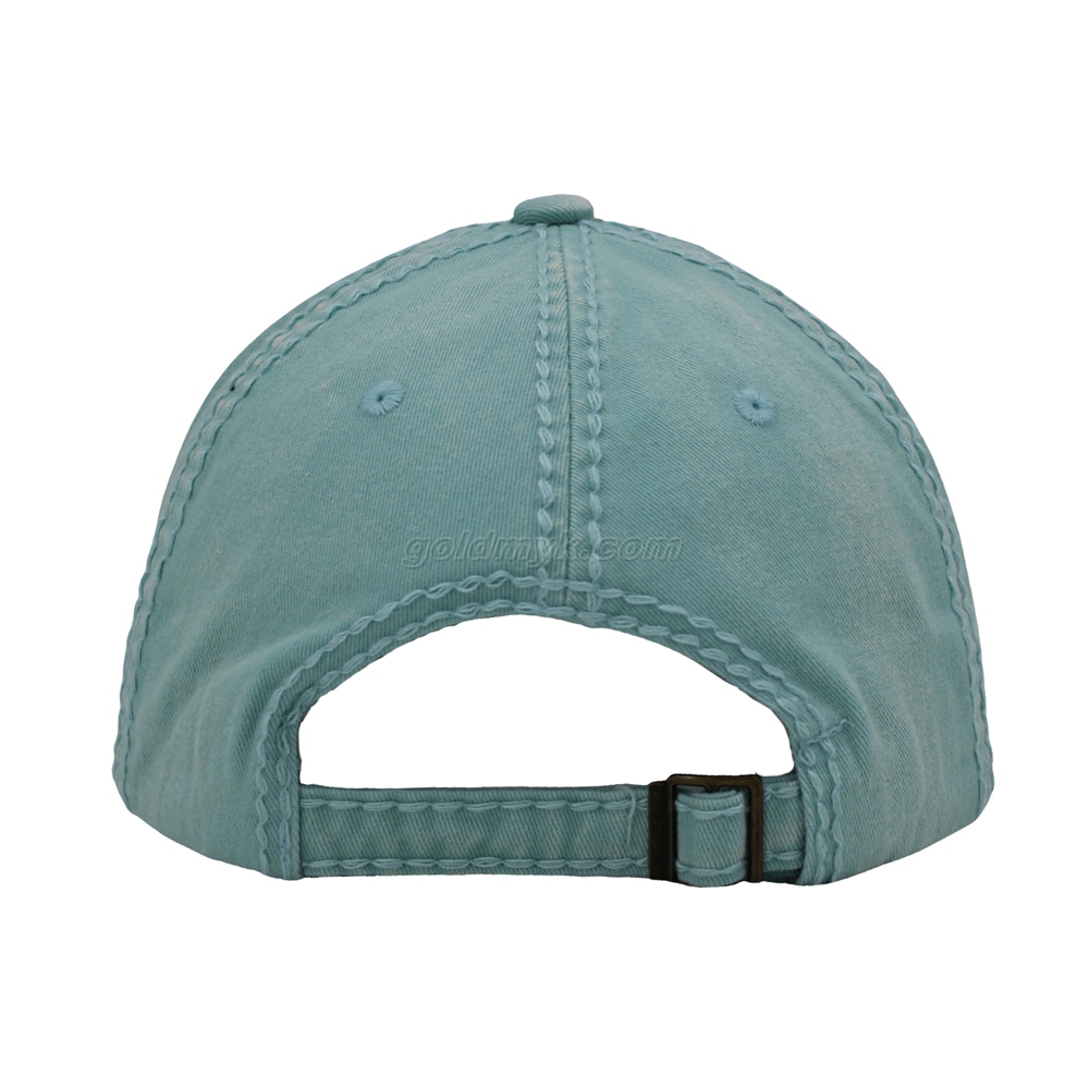 Custom Printing And Embroidery Washed Cotton Twill Baseball Cap And Hat with Heavy Stitching
