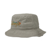 100% Cotton Fabric Bucket Cap Hand Washed Women And Men Acid Washed , Patch Embroidery, 6 Panel Cap