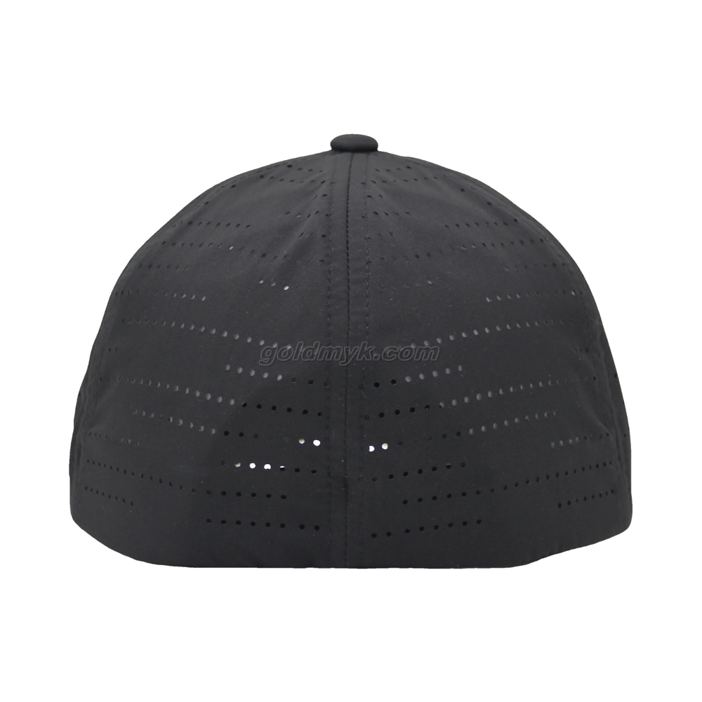 Hot Sale Flex Fit Style Laser Fabric Soprts Cap And Hat with Thermochromic Logo Patch