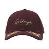 100% Cotton Baseball Cap Rope of Women And Men Custom Embroidery Silk Printed 6 Panel Cap Metal Buckle Closure