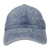 Promotional Washed Denim Unstructured Baseball Cap And Hat with Custom Logo Design
