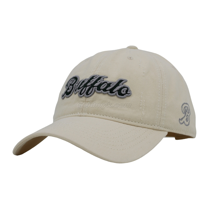 100% Cotton Fabric Baseball Cap Hand Washed Women And Men Acid Washed , Patch Embroidery, 6 Panel Cap