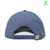 Custom Logo 100% Cotton Twill Fabric Sporty Style Baseball Cap Hat Business Appropriate 6 Panel Light Blue for Men And Women