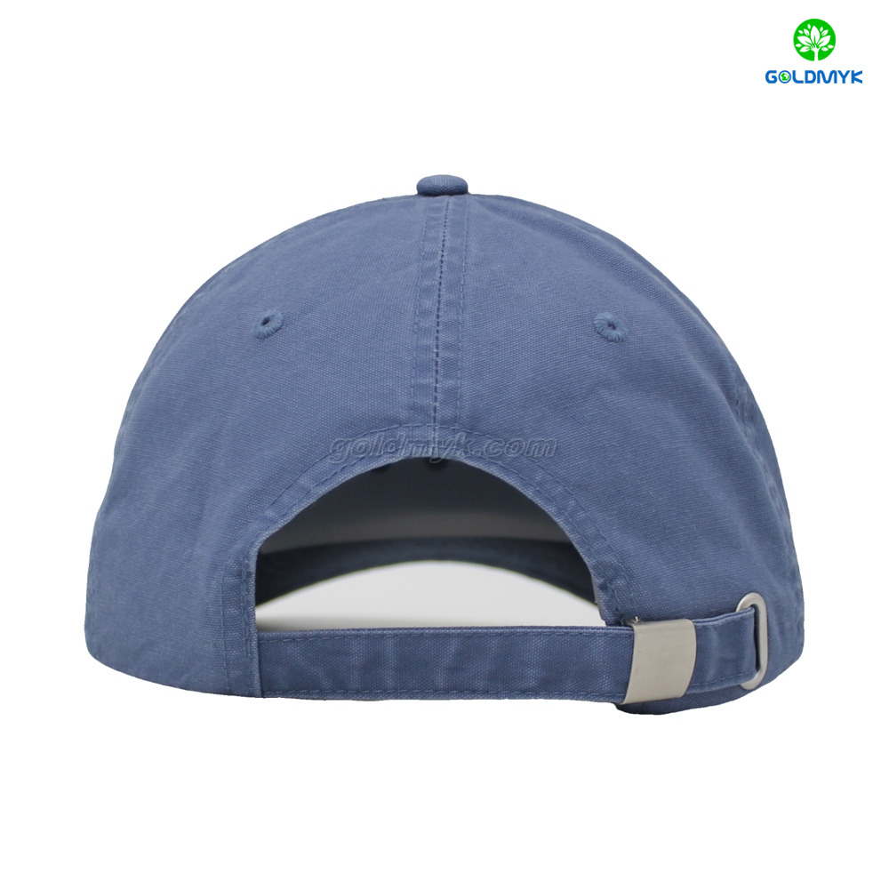 Custom Logo 100% Cotton Twill Fabric Sporty Style Baseball Cap Hat Business Appropriate 6 Panel Light Blue for Men And Women