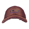 Hot Sale And New Design Distressed Washed Cotton Baseball Cap And Hat with Custom TPU Print Logo