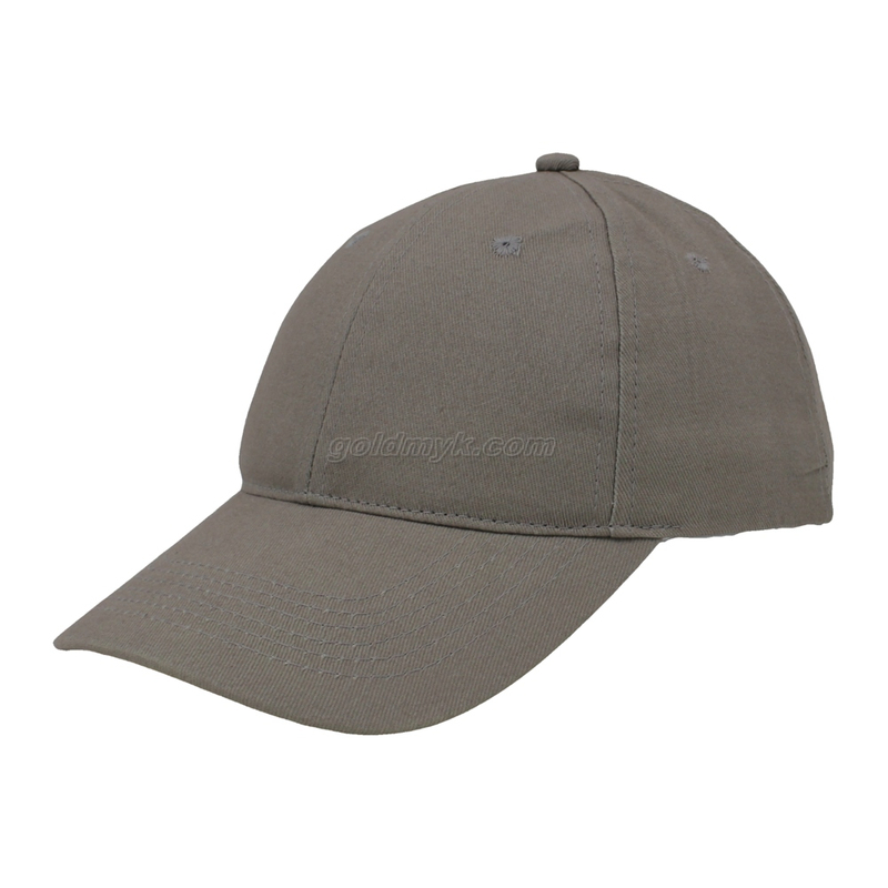 100% Cotton Baseball Cap Rope of Women And Men Custom Embroidery Silk Printed 6 Panel Cap Metal Buckle Closure