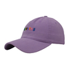 Hot Sale 100% Soft Cotton Twill Fabric Unstructured Baseball Cap And Hat with 3D Silicone Print