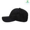 Custom Black Jacquard 6-Panel Curved Brim Sporty Style Street Wear for Business Baseball Cap 