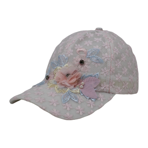 100% Polyester Baseball Cap Rope of Women And Men Custom Embroidery Silk Printed 6 Panel Cap Metal Buckle Closure