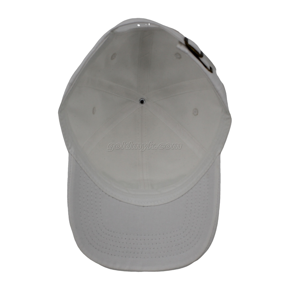 100% Cotton Baseball Cap Rope of Women And Men Custom Embroidery Silk Printed 6 Panel Cap Metal Buckle Closure