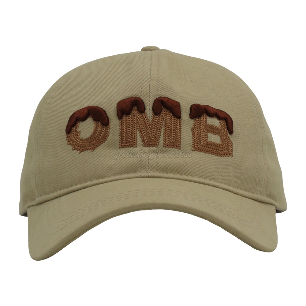 Premium Quality Soft Cotton Fabric Unstructured Baseball Cap And Hat with 3D And Flat Embroidery