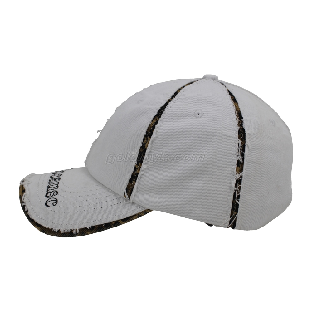 Fashion And Hot Sale Cotton Fabric Washed Baseball Cap And Hat Manufacturer with Custom Embroidery on Visor